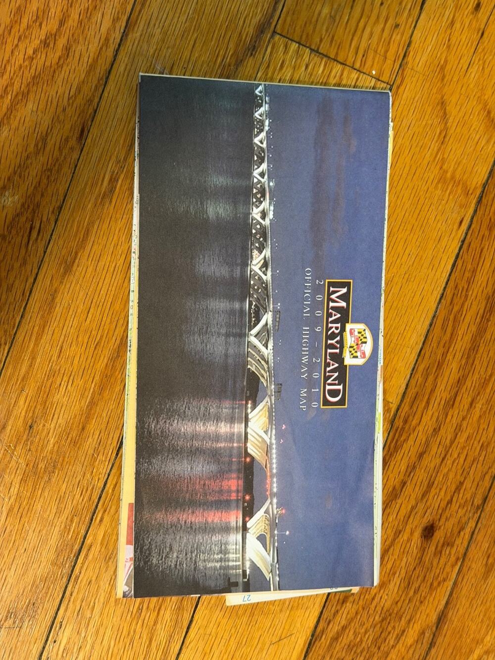 Official Highway Map Maryland 2009 2010 Dept of Transportation